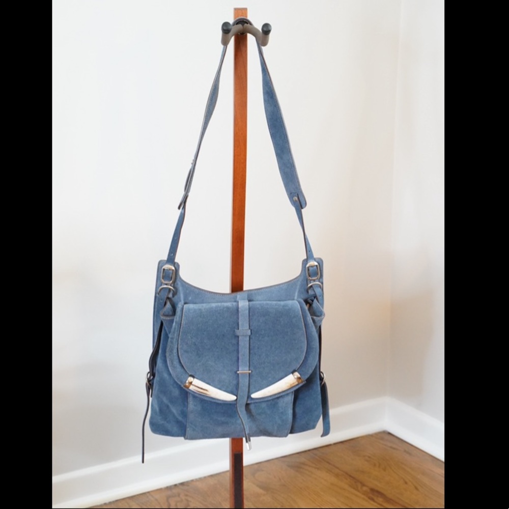 Roberto Cavalli Suede Bag